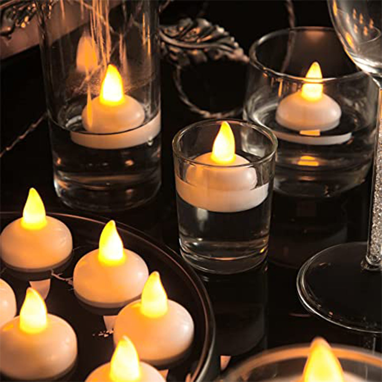 6433 Set Of 8pcs With Transparent Box. Flameless Floating Candles Battery Operated Tea Lights Tealight Candle - Decorative Wedding. 6433 Set Of 8pcs With Transparent Box. Flameless Floating Candles Battery Operated Tea Lights Tealight Candle - Decorative Wedding.